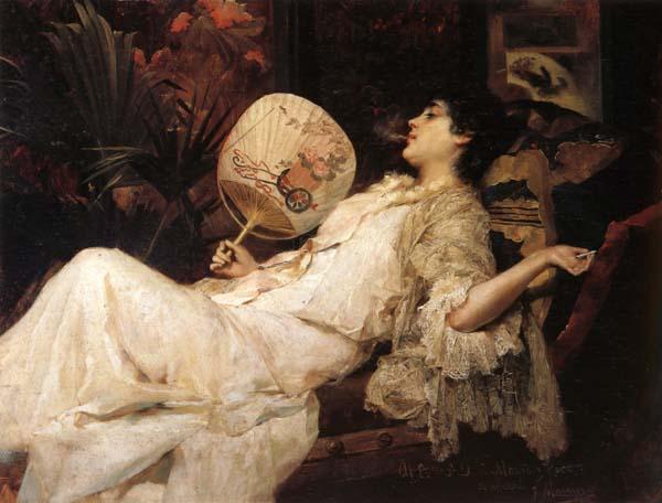  Young Woman Resting